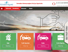 Tablet Screenshot of gozdemsigorta.com